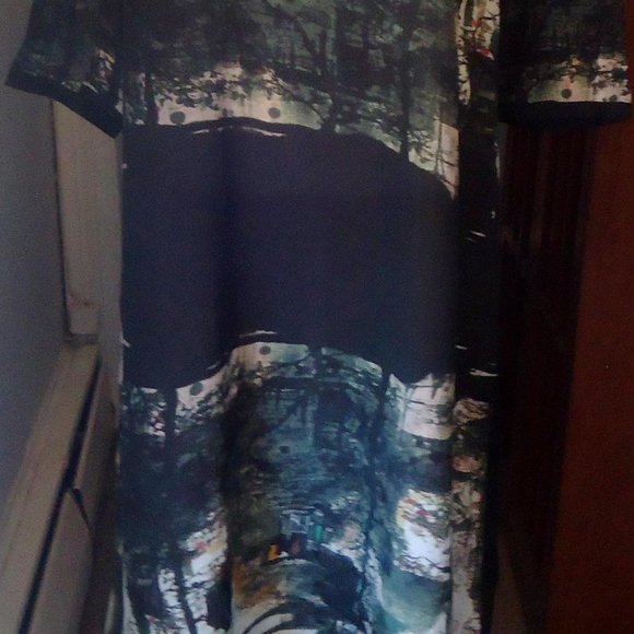 Hanhzhou Mulberry Silk Traditional Dress Art Smoke  Size L NWT's. - Picture 15 of 15